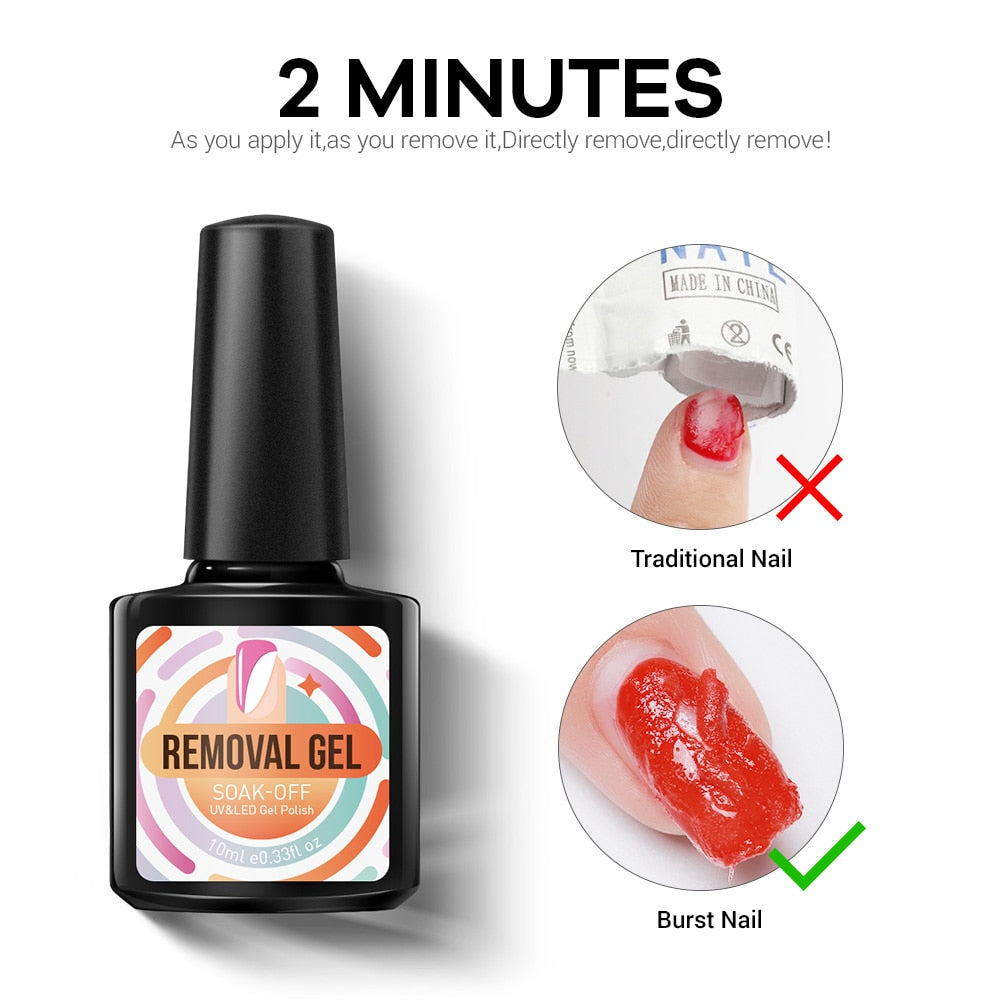 Modelones Platinum Glitter Led Gel Soak Off Nail Gel Lacquer Shiny Sequins Decorations UV Gel Varnish Painting Flowers UV Polish