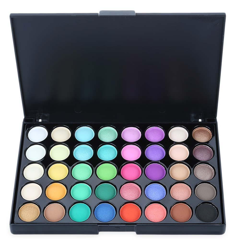 40 Colors Eye Makeup Nude Matte Shimmer Eyeshadow Pallete Glitter Powder Eye Shadow Smoky Earth Shadows Brush Set Stamp Pigment