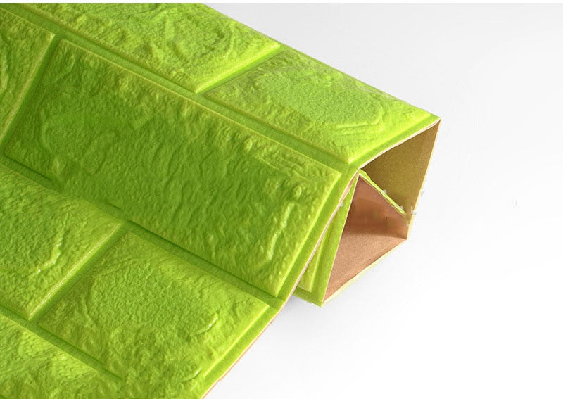 3D Wall Stickers Imitation Brick Bedroom Decor Waterproof Self-adhesive Wallpaper For Living Room Kitchen TV Backdrop Decor