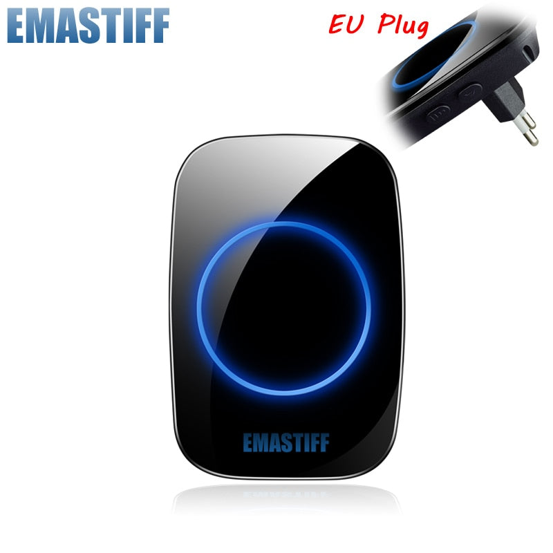 New Home Welcome Doorbell  Intelligent Wireless Doorbell Waterproof 300M Remote EU AU UK US Plug smart Door Bell Chime