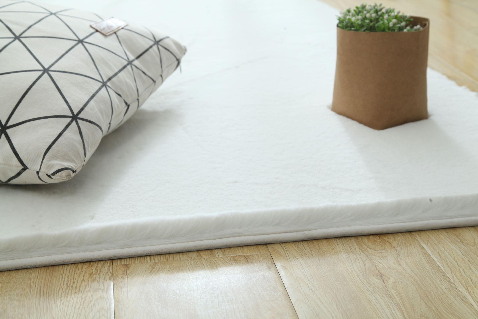 Hot Sale Super Soft Shaggy Plush Carpet Rug For Living Room Large Super Soft Faux Fur Bedroom Carpets Kids Room Home Floor Mats