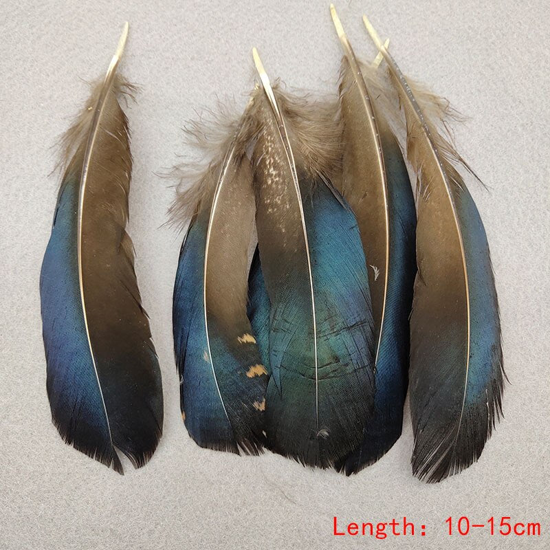 10-500pcs High Quality Beautiful Natural Peacock Feather Pheasant Feather Plume Jewelry Christmas Holiday Decoration Optional