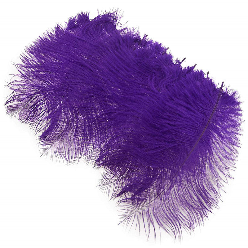 Wholesale High Quality Purple ostrich feathers 15-70cm 10-200pcs/lot DIY Party/wedding Decoration Plumes and feathers for crafts