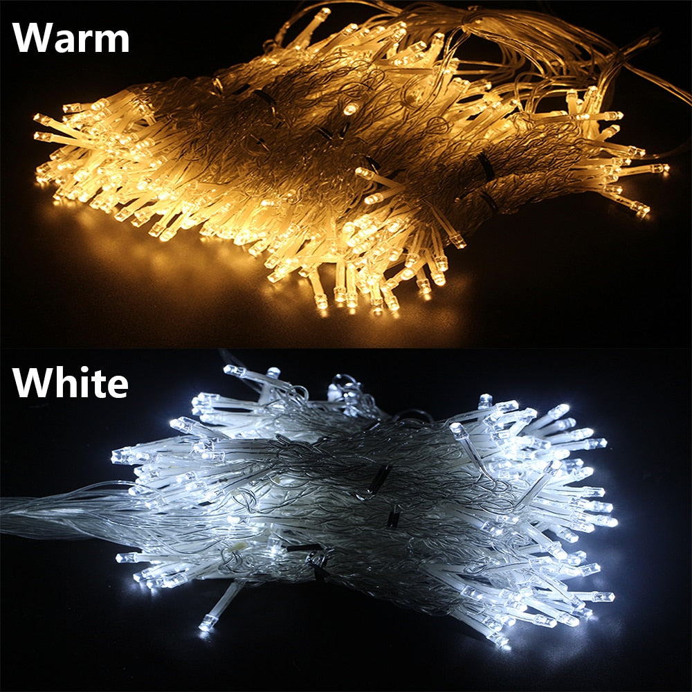 3x2/4x2/6x3m led wedding fairy string light christmas light 300 led fairy light garland for garden party curtain decoration