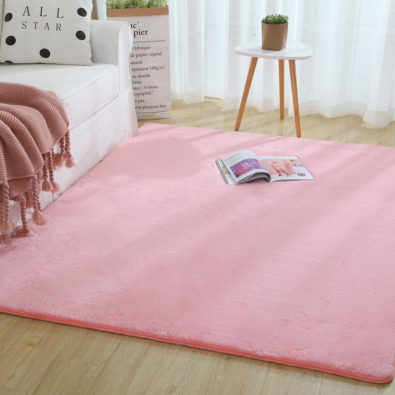 Hot Sale Super Soft Shaggy Plush Carpet Rug For Living Room Large Super Soft Faux Fur Bedroom Carpets Kids Room Home Floor Mats