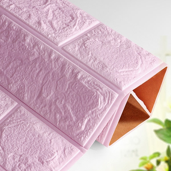 3D Wall Stickers Imitation Brick Bedroom Decor Waterproof Self-adhesive Wallpaper For Living Room Kitchen TV Backdrop Decor