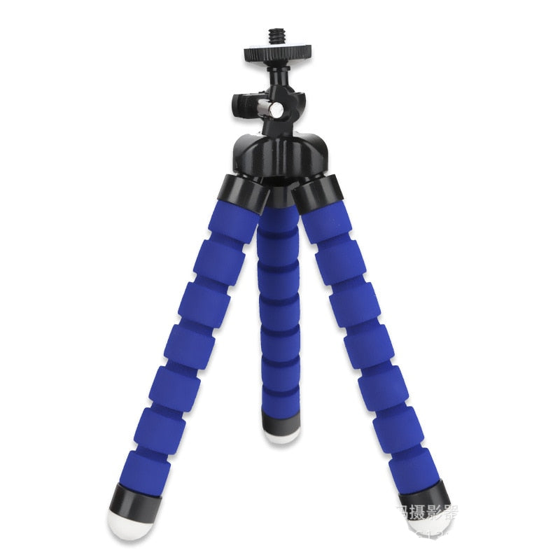 Tripod for Phone Flexible Sponge Octopus Mini Tripod for IPhone Mini Camera Tripod Phone Holder Clip Stand