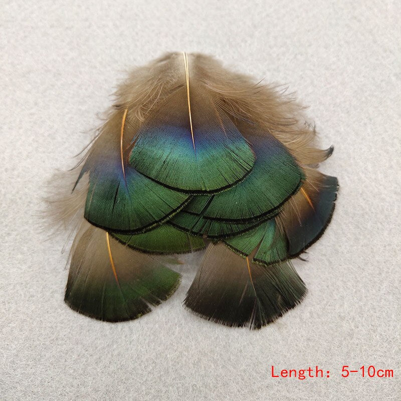 10-500pcs High Quality Beautiful Natural Peacock Feather Pheasant Feather Plume Jewelry Christmas Holiday Decoration Optional
