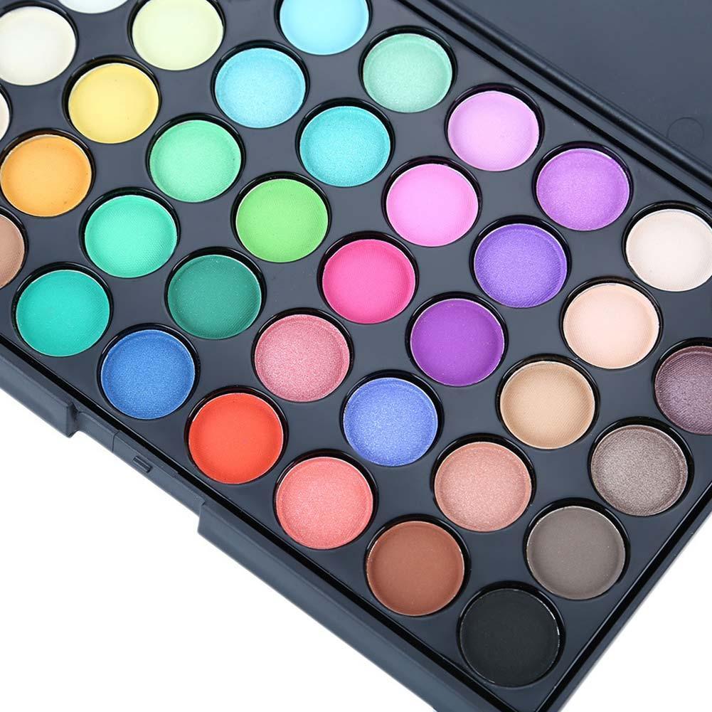 40 Colors Eye Makeup Nude Matte Shimmer Eyeshadow Pallete Glitter Powder Eye Shadow Smoky Earth Shadows Brush Set Stamp Pigment
