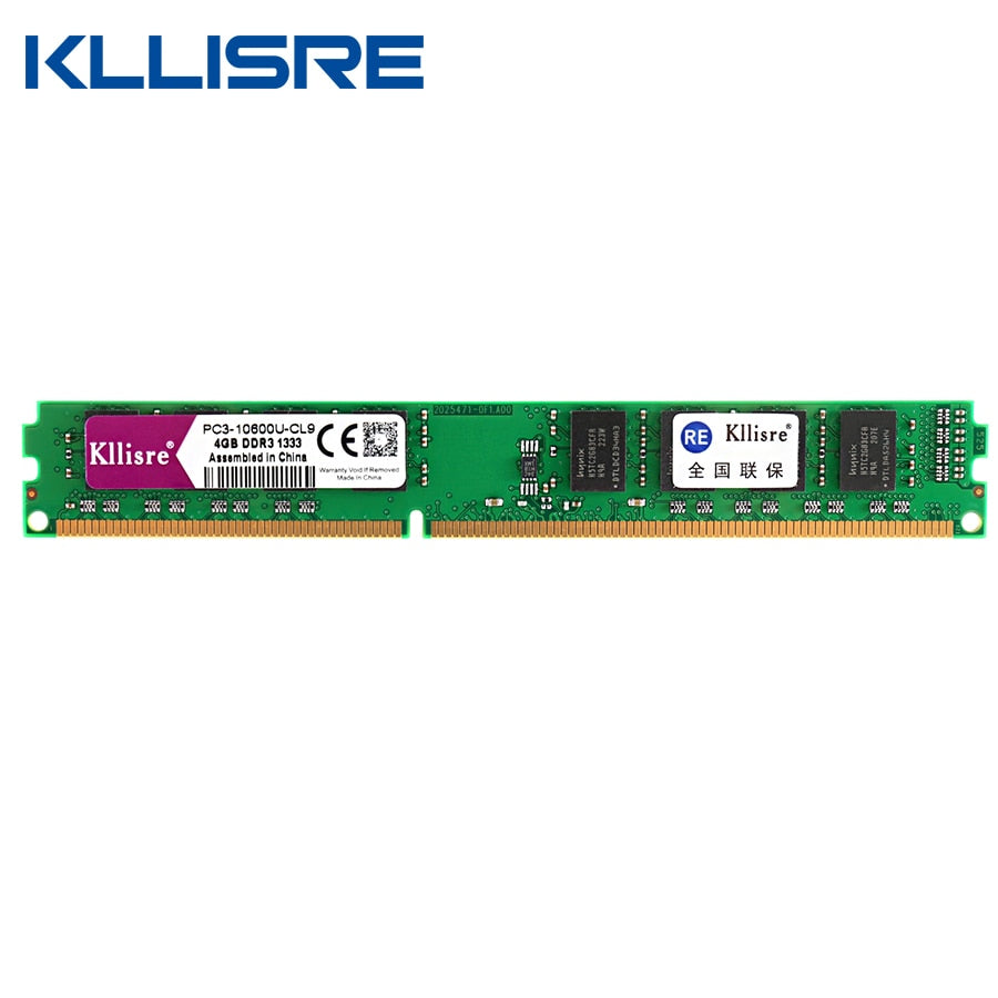Kllisre Ram DDR3 4GB 8GB 2GB 1333 1600MHz memoria Desktop Memory  240pin 1.5V New dimm