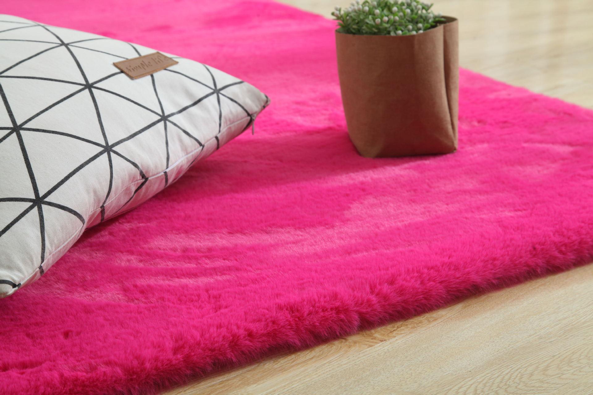 Hot Sale Super Soft Shaggy Plush Carpet Rug For Living Room Large Super Soft Faux Fur Bedroom Carpets Kids Room Home Floor Mats