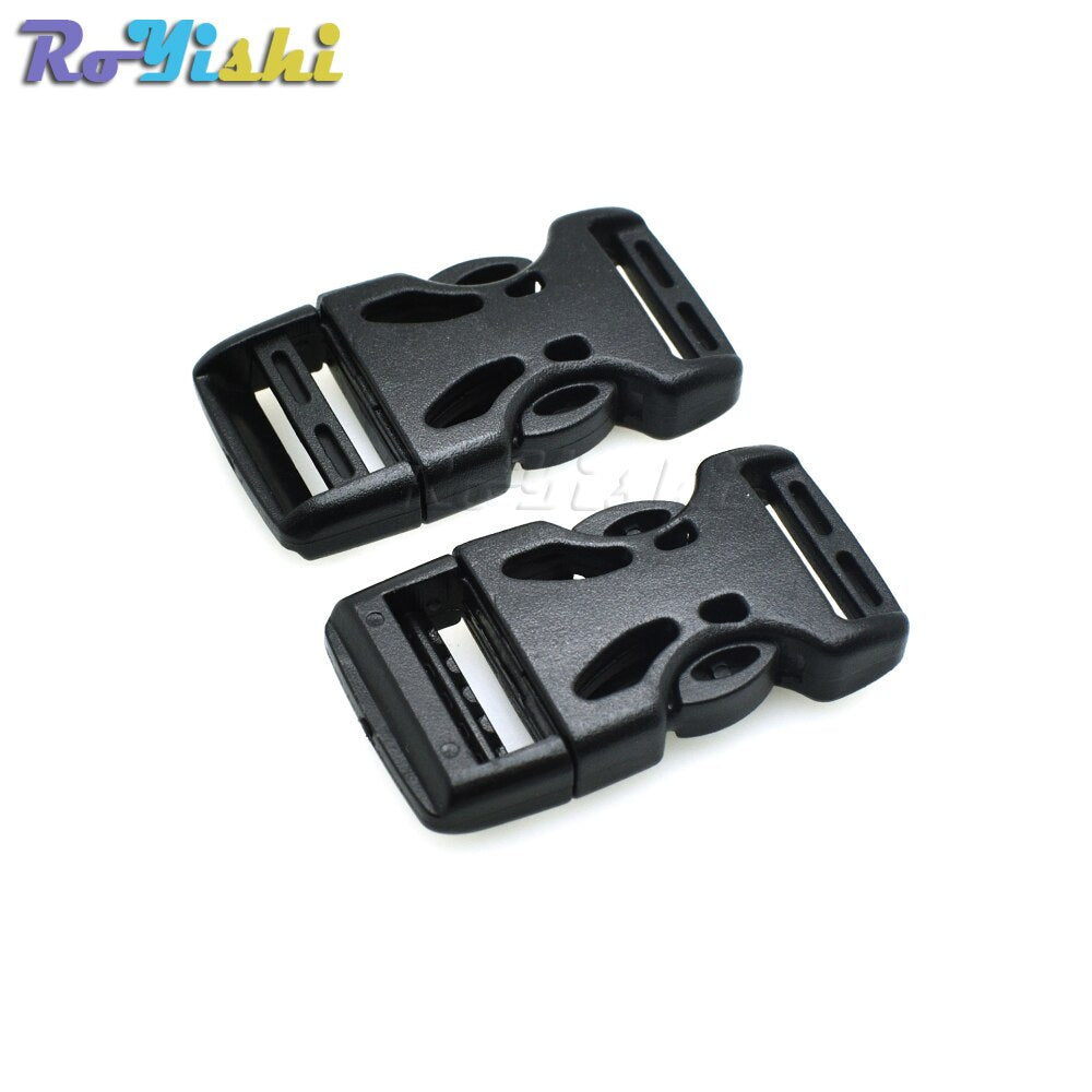 Plastic 5/8" 3/4" 1" 1-1/4" 1-1/2" 2" Adjustable Buckle For Backpack Straps Luggage Webbing