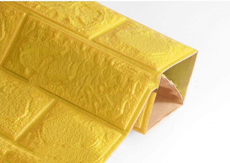 3D Wall Stickers Imitation Brick Bedroom Decor Waterproof Self-adhesive Wallpaper For Living Room Kitchen TV Backdrop Decor