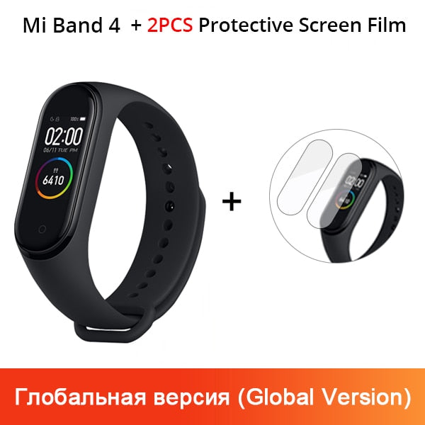 Xiaomi Mi Band 4 Original 2019 Newest Music Smart Miband 4 Bracelet Heart Rate Fitness 135mAh Color Screen Bluetooth 5.0