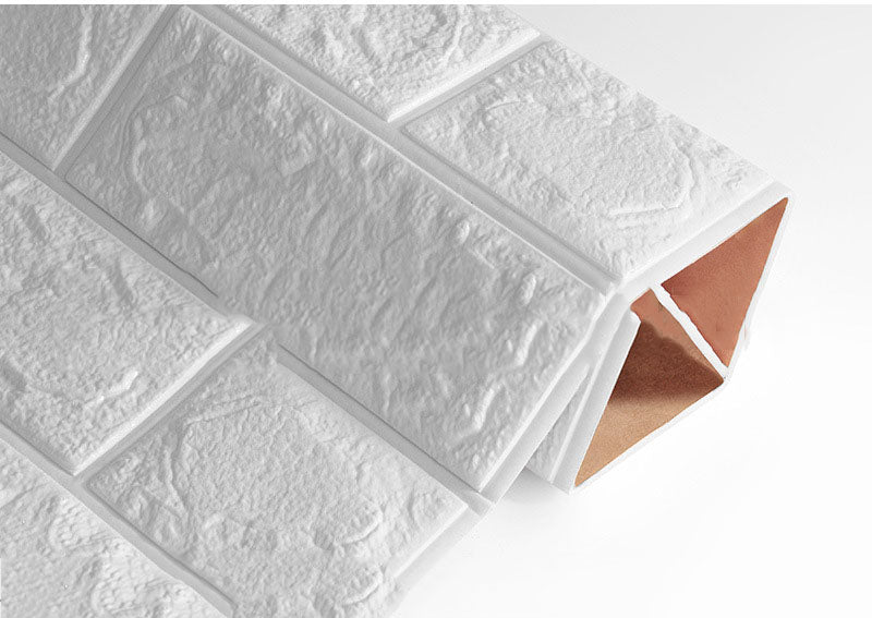 3D Wall Stickers Imitation Brick Bedroom Decor Waterproof Self-adhesive Wallpaper For Living Room Kitchen TV Backdrop Decor