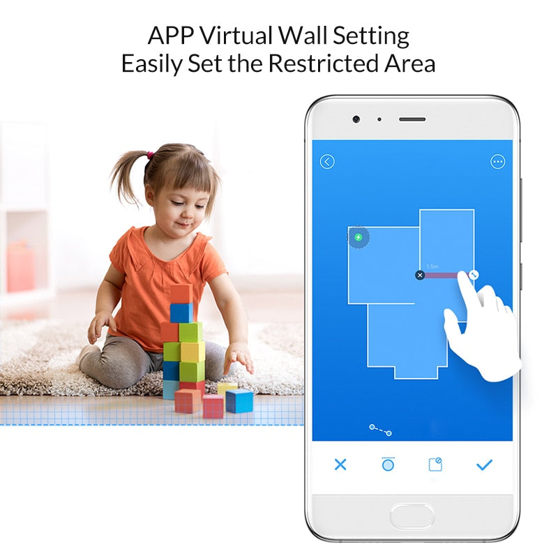 Roborock S50 S55 Xiaomi Robot Vacuum Cleaner 2 for Home Mi Smart Carpet Cleaning Dust Sweeping Wet Mopping Robotic Planned Clean