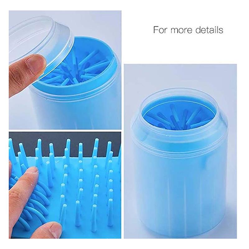Portable Pet Foot Washer Cup Pet Cats Dogs Foot Cleaning Tool Plastic Soft Pet Paw Washing Brush Pet Accessories for Dog