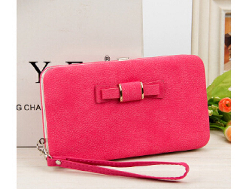 new Casual Long Women heel Purses Box Wallets Card Holder Mobile handbag case storage bag home