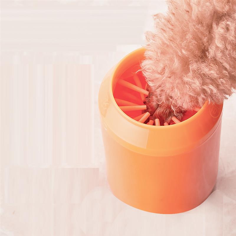 Portable Pet Foot Washer Cup Pet Cats Dogs Foot Cleaning Tool Plastic Soft Pet Paw Washing Brush Pet Accessories for Dog