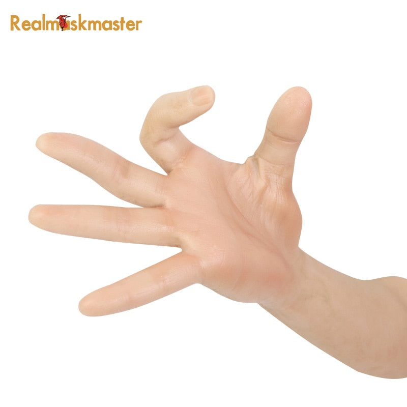 Silicone man made high level realistic silicone glove female artificial skin Lifelike fake hands crossdresser