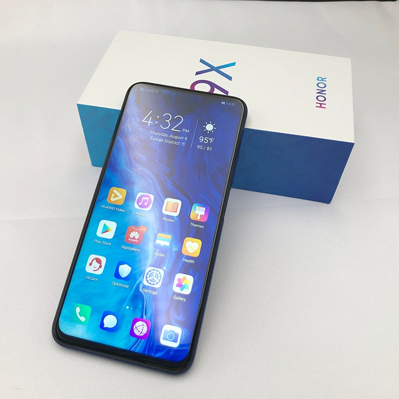 Honor 9x Smart Phone Kirin 810 Octa Core 6.59 inch Lifting Full Screen 48MP Dual Cameras 4000mAh GPU Turbo Mobile Phone