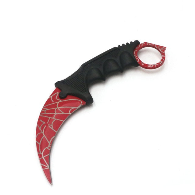 emerald offensive csgo fight tactical claw outdoor CS strike camp hike defense karambit counter knife real combat GO hawkbill