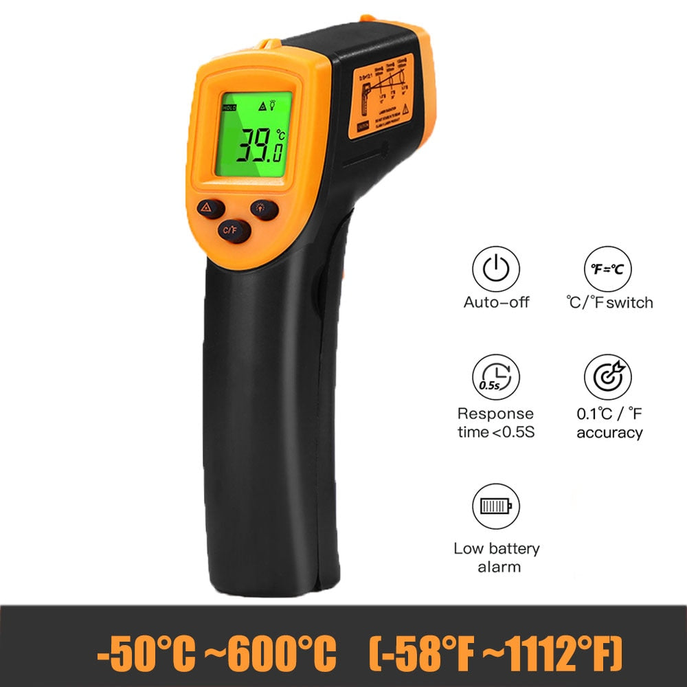 Vastar Digital GM320 Infrared Thermometer Non-Contact Temperature Meter Pyrometer IR Laser Point Gun -50~380 Celsius