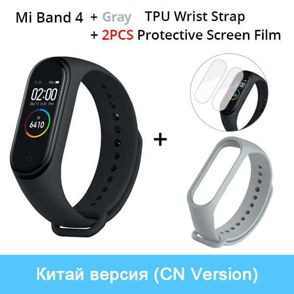 Xiaomi Mi Band 4 Original 2019 Newest Music Smart Miband 4 Bracelet Heart Rate Fitness 135mAh Color Screen Bluetooth 5.0