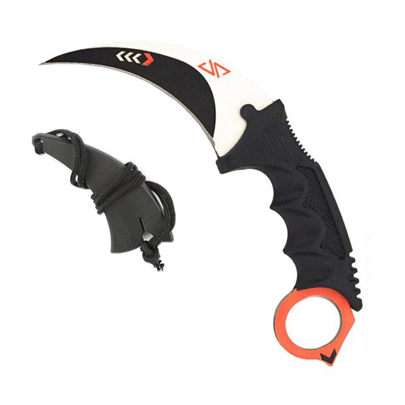 emerald offensive csgo fight tactical claw outdoor CS strike camp hike defense karambit counter knife real combat GO hawkbill