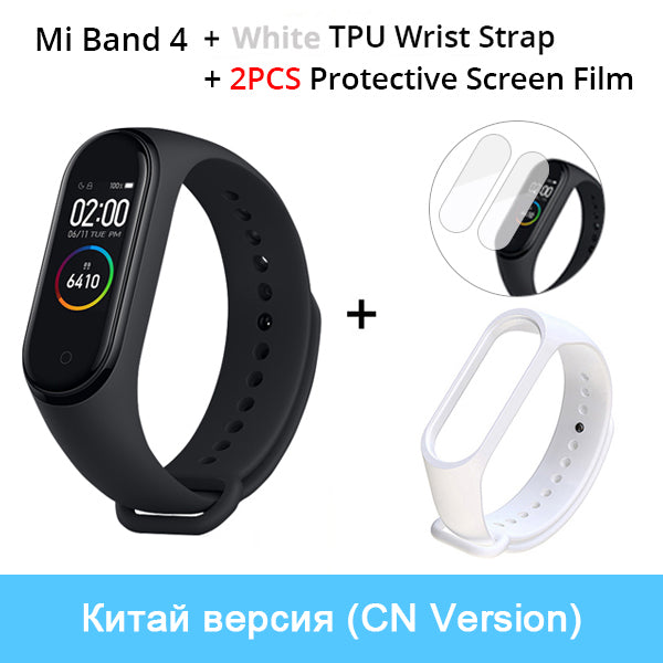 Xiaomi Mi Band 4 Original 2019 Newest Music Smart Miband 4 Bracelet Heart Rate Fitness 135mAh Color Screen Bluetooth 5.0