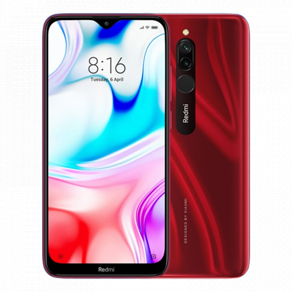 In Stock Global ROM Xiaomi Redmi 8 4GB 64GB Snapdragon 439 Octa Core 12MP Dual Camera Mobile Phone 5000mAh Large Battery OTA