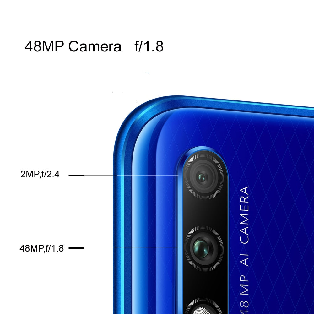Honor 9X Smartphone Huawei Kirin 810 Mobile Phone 4000mAh Battery 6.59inch 7nm 48MP Auto pop up caemra Google Play
