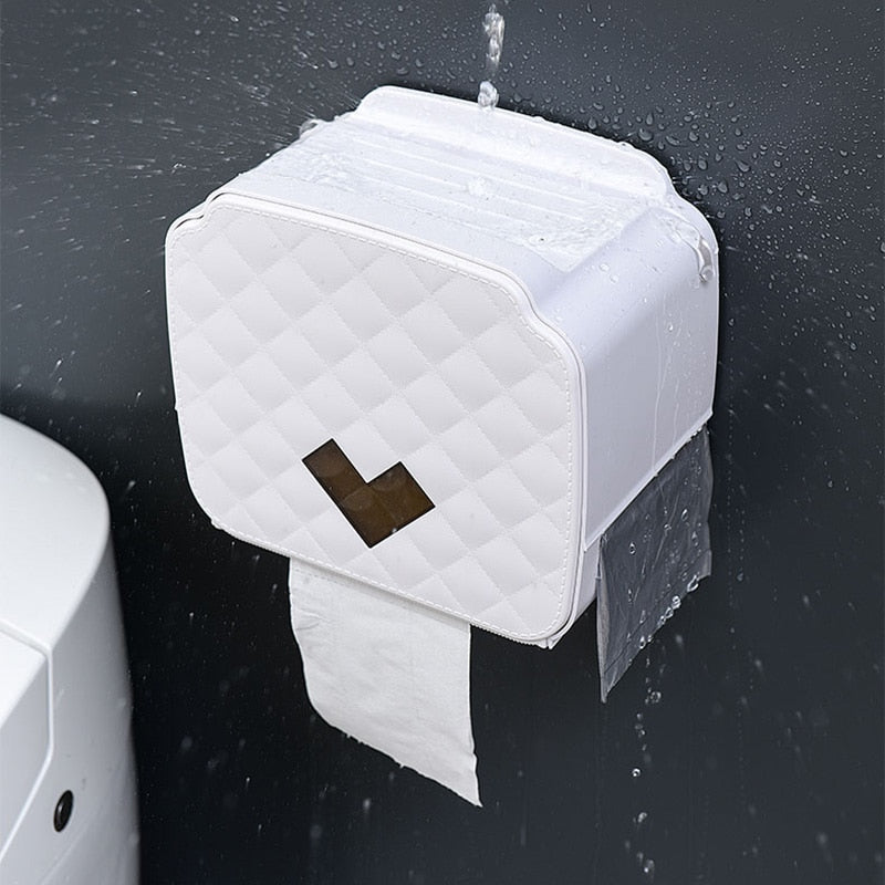 ONEUP Portable Toilet Paper Holder Plastic Waterproof Paper Dispenser For Toilet Home Storage Box Bathroom Accessories