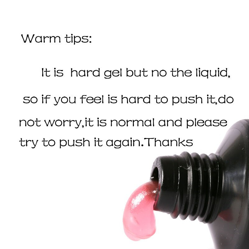 Polygel Nail Acrylic poly gel Pink White Clear Crystal UV LED Builder Gel Tips Enhancement Slip Solution Quick Extension Gel