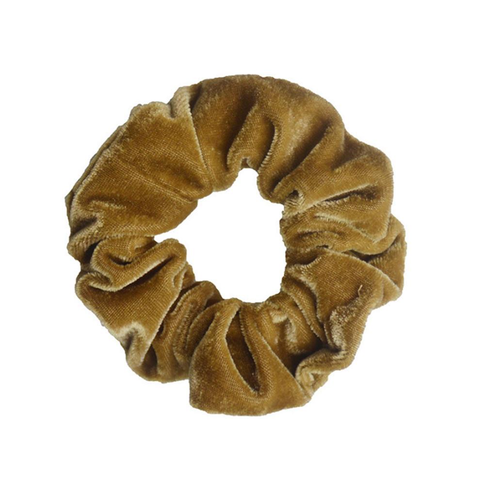 1Pc Women Elastic Hair Ring Winter Soft Velvet Rubber Bands Hair Bands Girls Sweet Solid Color Hair Accessories Ponytail Holder
