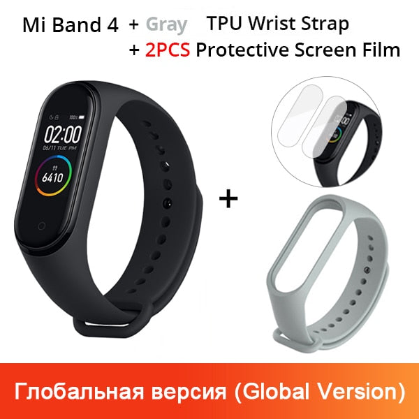 Xiaomi Mi Band 4 Original 2019 Newest Music Smart Miband 4 Bracelet Heart Rate Fitness 135mAh Color Screen Bluetooth 5.0