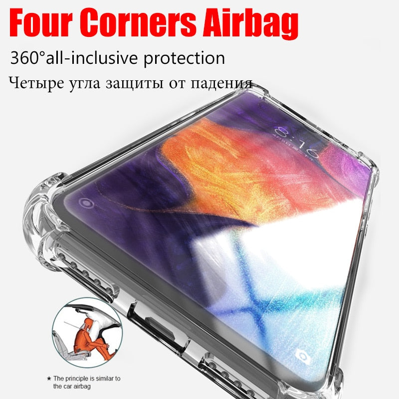 Shockproof Case For Samsung Galaxy A50 A70 A30 A20 A10 A60 A90 A80 For Samsung S8 S9 S10 Plus S10e S7 edge Note 9 8 10 Pro Cover