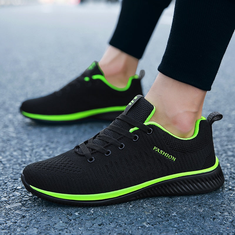 New Mesh Men Casual Shoes Lac-up Men Shoes Lightweight Comfortable Breathable Walking Sneakers Tenis masculino Zapatillas Hombre