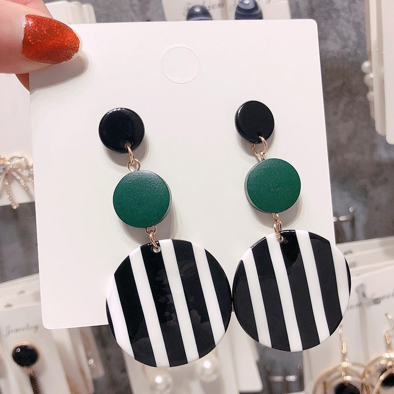 silver needle long pearl earrings female fashion temperament simple anti-allergy earrings summer personality net ornaments