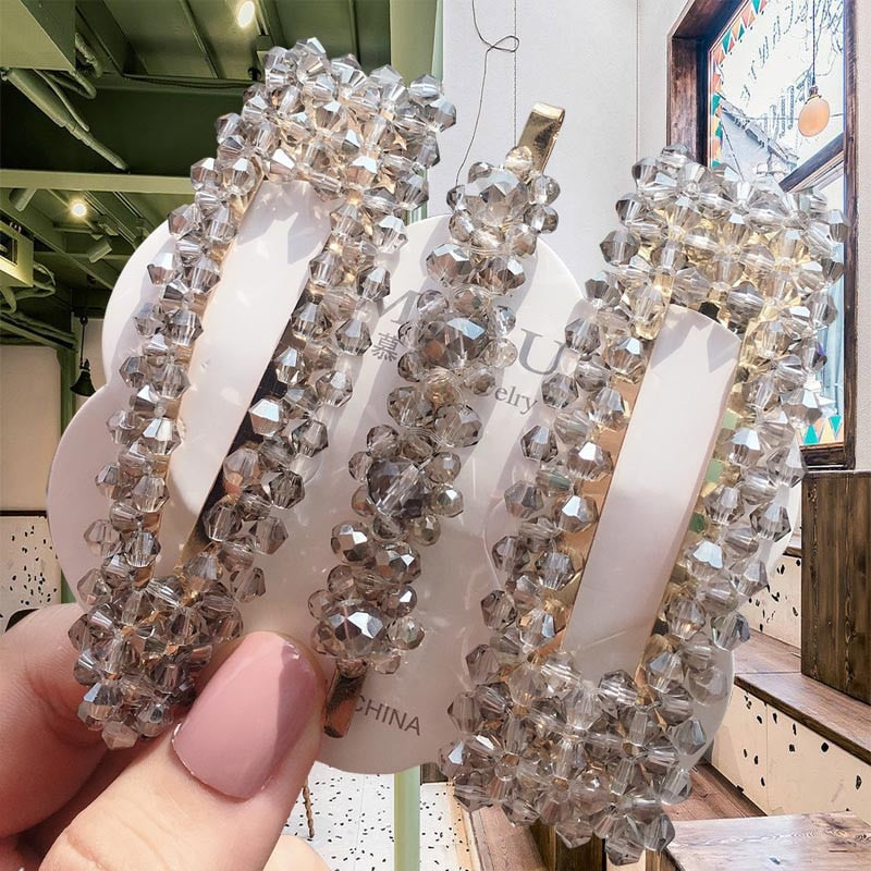 1Set Popular Pearl Hair Clips Fashionable Woman Summer Hair accessories Hairpins BB Clip Styling Tools Barrettes Headwear