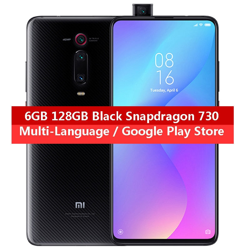 In Stock Xiaomi Mi 9T 6GB 128GB Mobile Phone Snapdragon 730 48MP AI Rear Camera 4000mAh 6.39" AMOLED Display MIUI Global Version