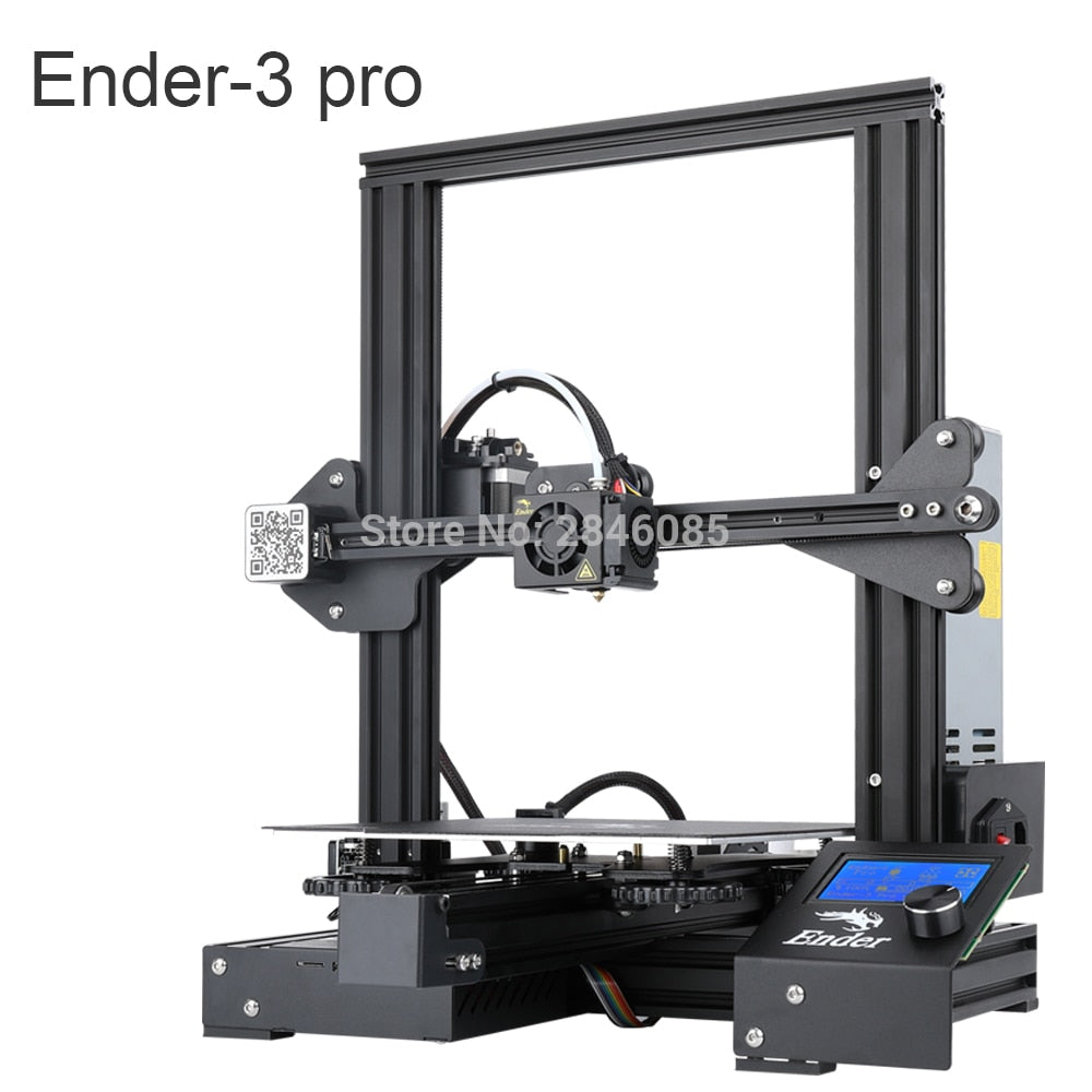 CREALITY 3D Ender-3 Pro 3D Printer Upgraded Magnetic Build Plate Resume Power Failure Printing DIY KIT Mean Well Power Supply