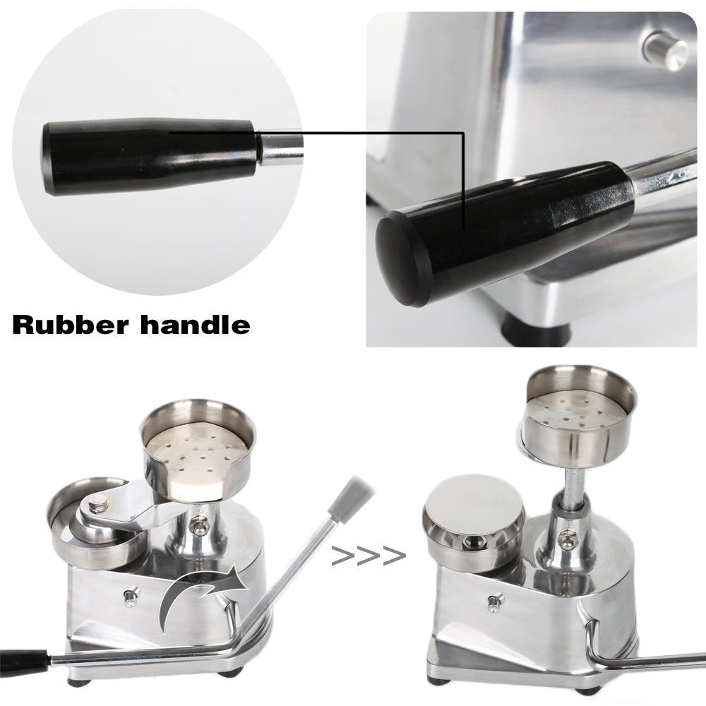 100mm-130mm Manual Hamburger Press Burger Forming Machine Round Meat Shaping Aluminum Machine Forming Burger Patty Makers