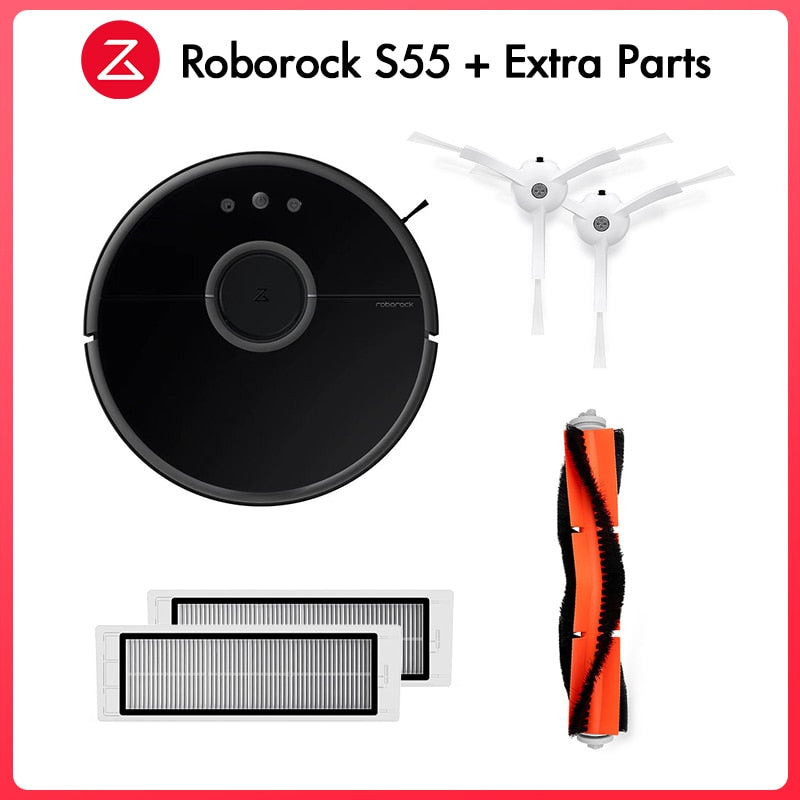 Roborock S50 S55 Xiaomi Robot Vacuum Cleaner 2 for Home Mi Smart Carpet Cleaning Dust Sweeping Wet Mopping Robotic Planned Clean