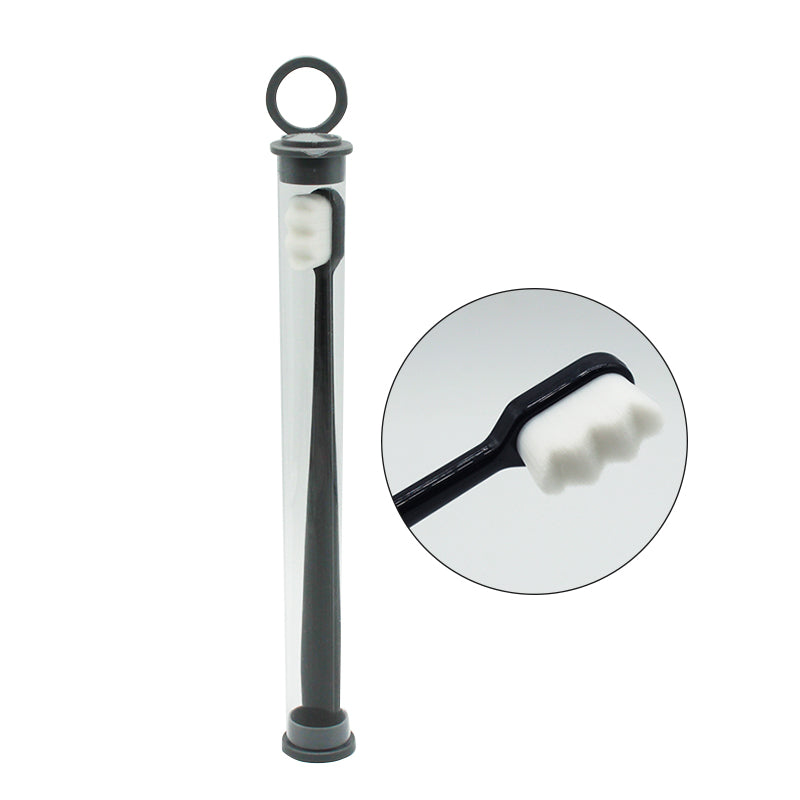 1PC Ultra-fine toothbrush Super soft bristle toothbrush with holder deep cleaning brush for Oral care Tools