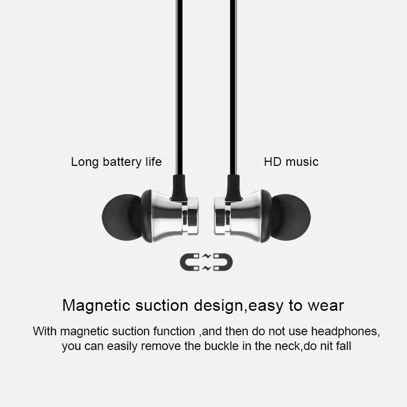 Magnetic Wireless bluetooth Earphone XT11 music headset Phone Neckband sport Earbuds Earphone with Mic For iPhone Samsung Xiaomi