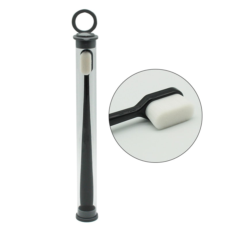 1PC Ultra-fine toothbrush Super soft bristle toothbrush with holder deep cleaning brush for Oral care Tools