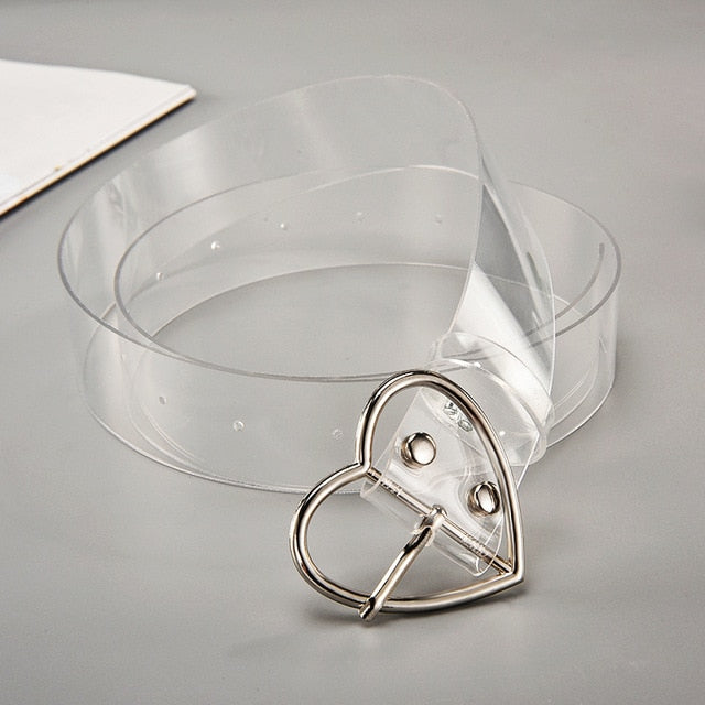 JIFANPAUL New sweetheart buckle with adjustable ladies luxury brand cute Heart-shaped thin belt high quality punk fashion belts