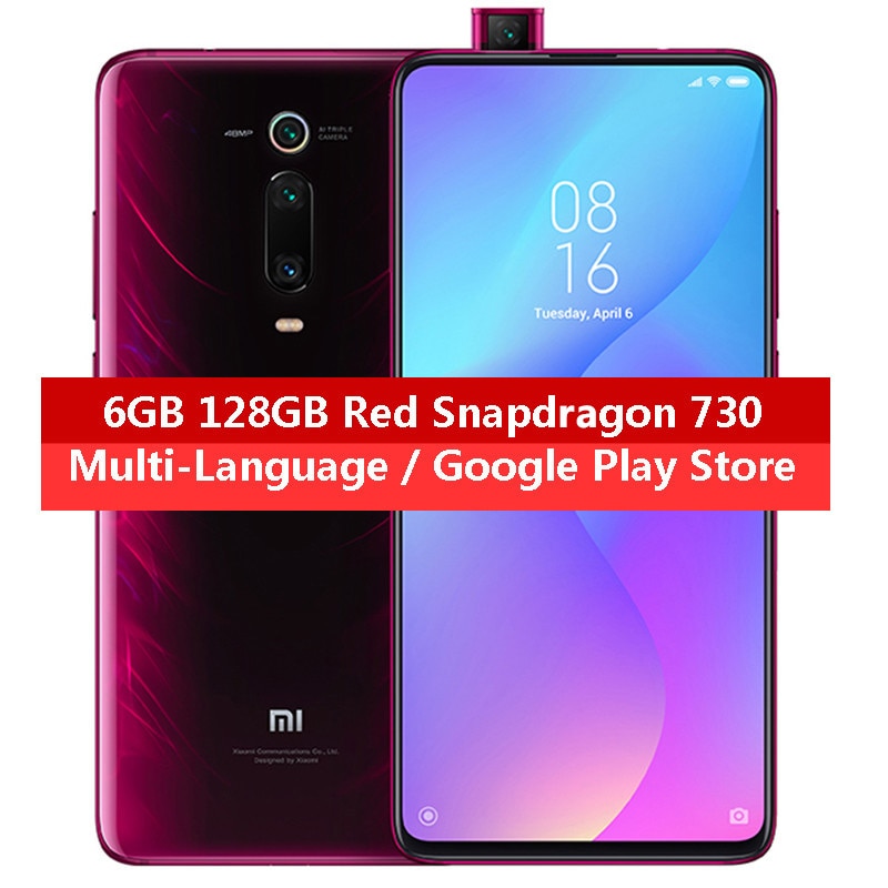 In Stock Xiaomi Mi 9T 6GB 128GB Mobile Phone Snapdragon 730 48MP AI Rear Camera 4000mAh 6.39" AMOLED Display MIUI Global Version